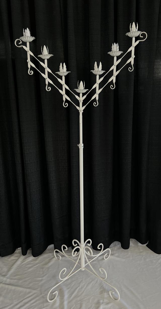 Rental store for CANDELABRA WHITE 7 LIGHT ADJUSTABLE in Grand Haven MI