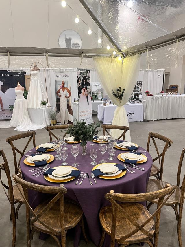 Rental store for BILLOWY LEG DRAPE CORNER IVORY in Grand Haven MI